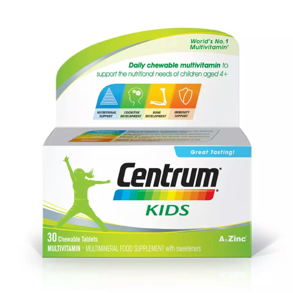 Kids Chewable Multivitamin Iron & Vitamins C & D Centrum